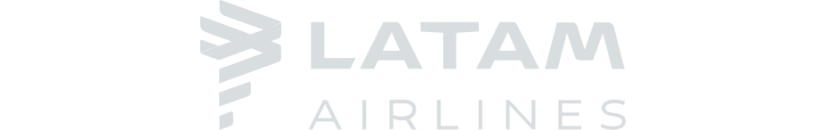 LATAM Airlines Logo in Graustufen – Partner von CARGOMETER für innovative Luftfrachtlösungen